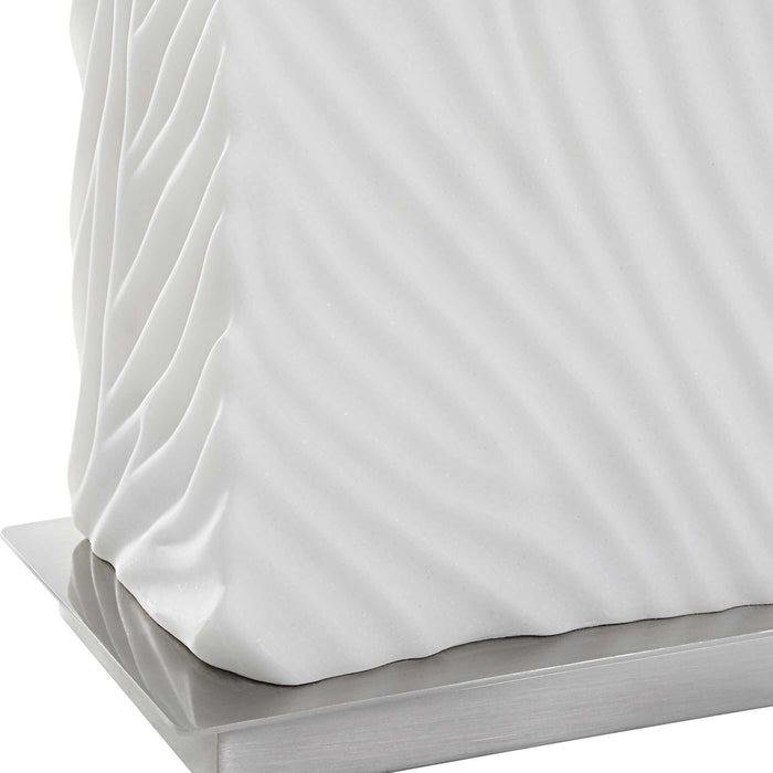 Pillar - Marble Table Lamp - White