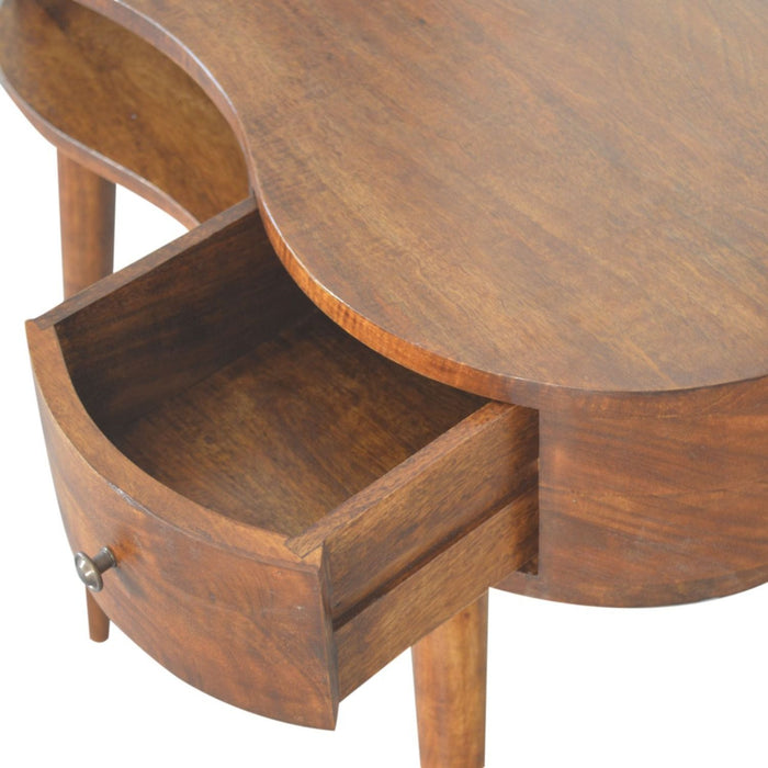 Rounded Writing Desk - Chestnut