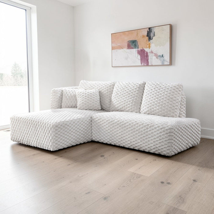 Manya - Sectional Sofa - Ivory