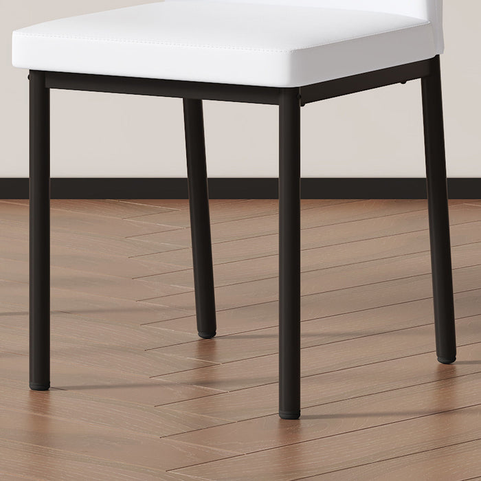 Luxury Simple Chair With Metal Leg