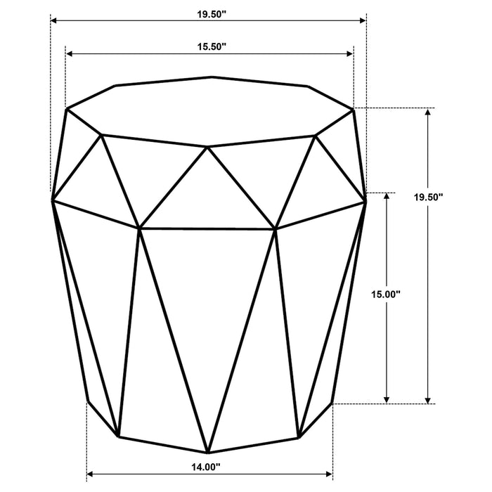 Pringle - Octagonal Side Table