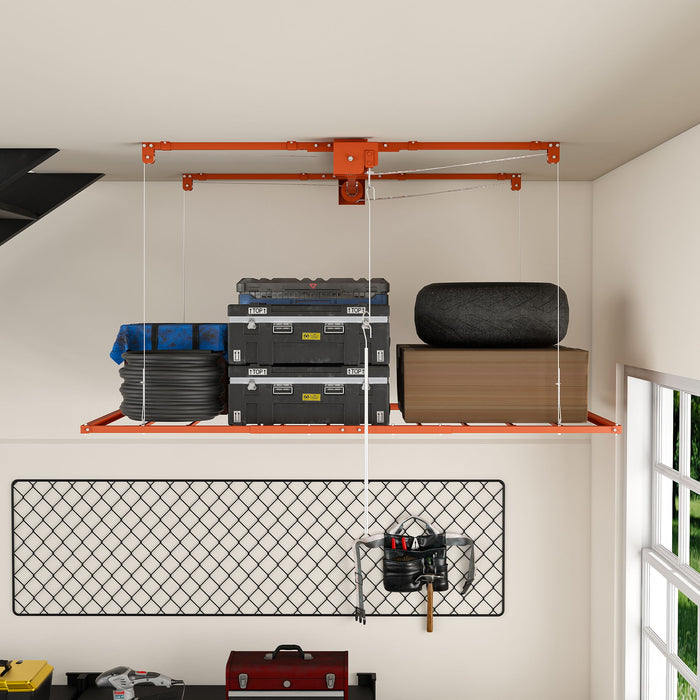 Overhead Garage Storage Rack For Ceilings