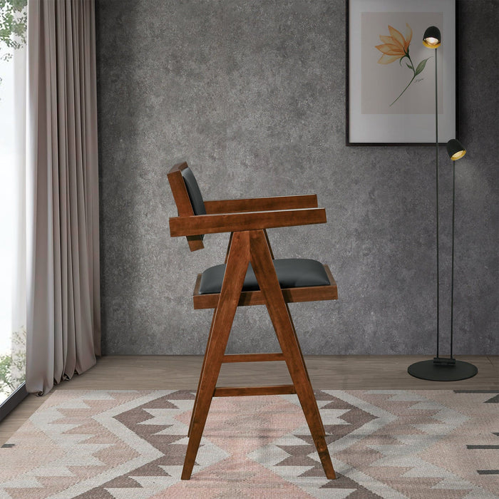 Athena - Counter Chair - Black / Brown