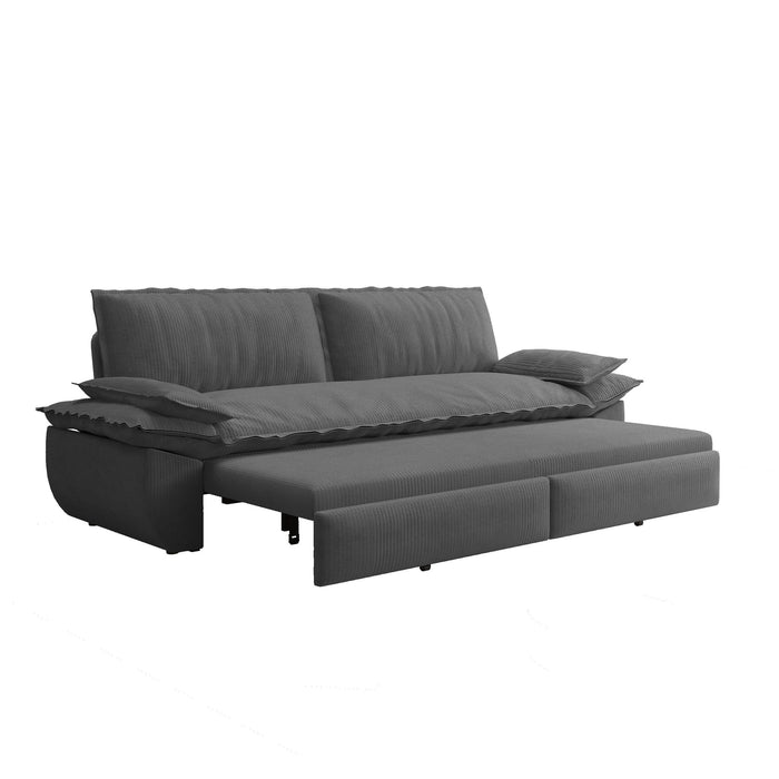 Pull Out 3-In-1 Convertible Sleeper Sofa