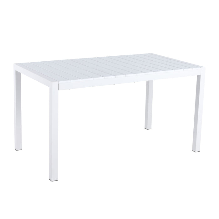 4 Piece Set Of Single Chairs With Long Table