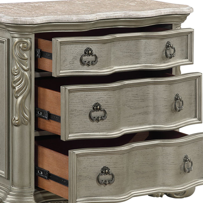 Bella - Nightstand - Champagne