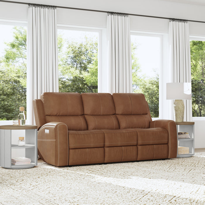 Linden - Power Reclining Sofa With Power Headrests & Lumbar
