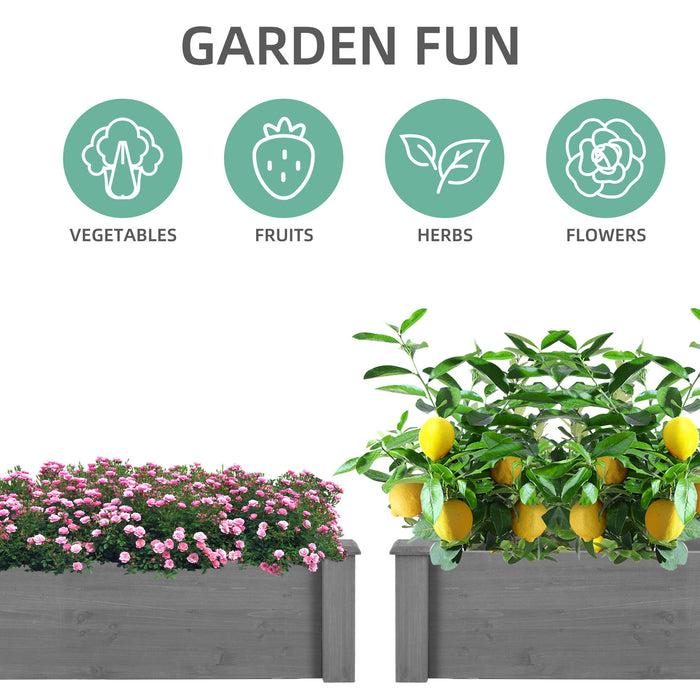 Outdoor Raised Garden Bed