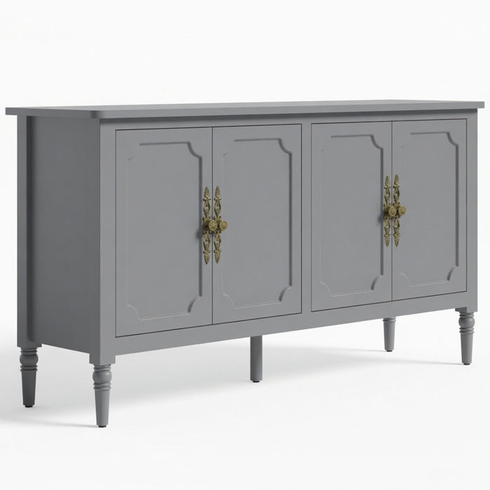 Vintage Buffet Cabinet With Adjustable Shelves