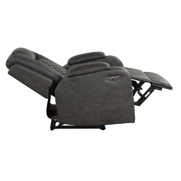 Benz - LED & Power Recliner Chair With Adjustable Headrest