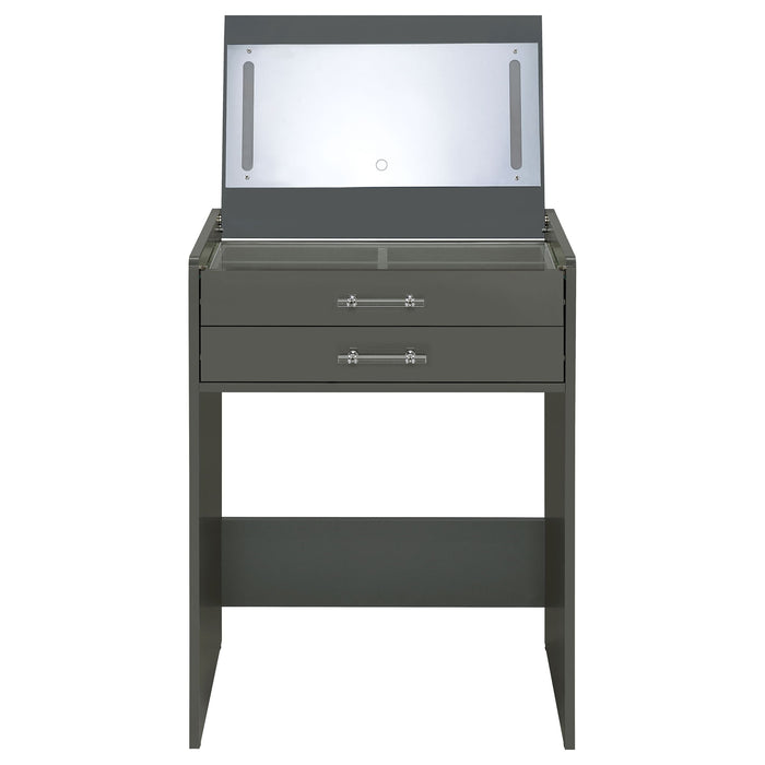 Ayuba - 3 Drawer Makeup Vanity Table With Mirror And Stool