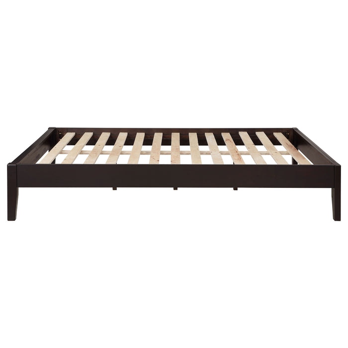 Redmond - Eastern King Platform Bed - Cappuccino
