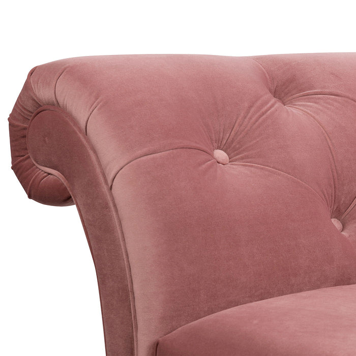 Samuel - Tufted Roll Arm Chaise Lounge