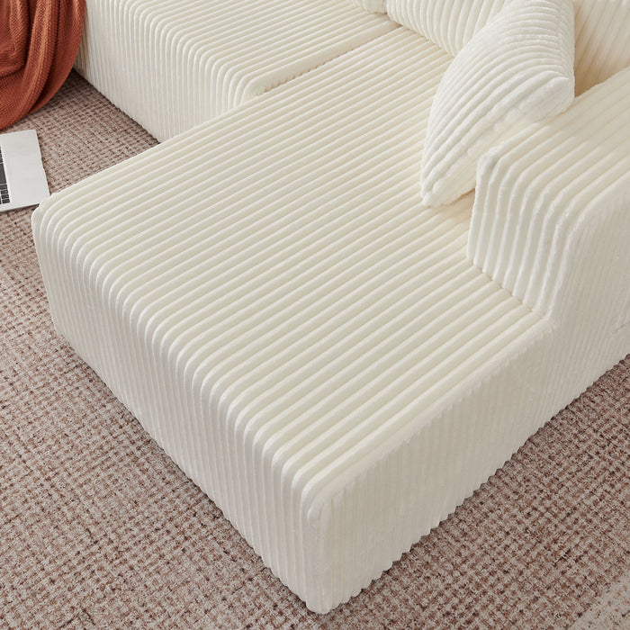 U - Shaped Modular Sectional Sofa For Living Room