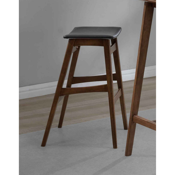 Bar Height Stool (Set of 2) - Gray / Brown