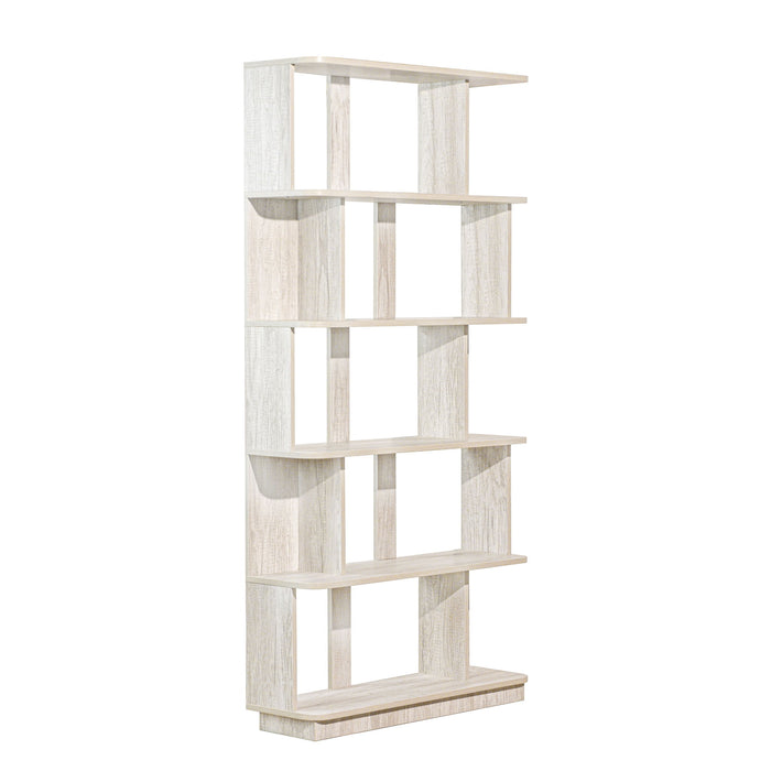Modern 5 Tier Open Storage Bookcase
