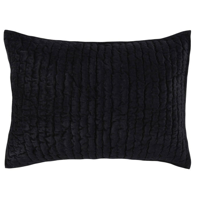 Bari - Velvet Sham - Onyx