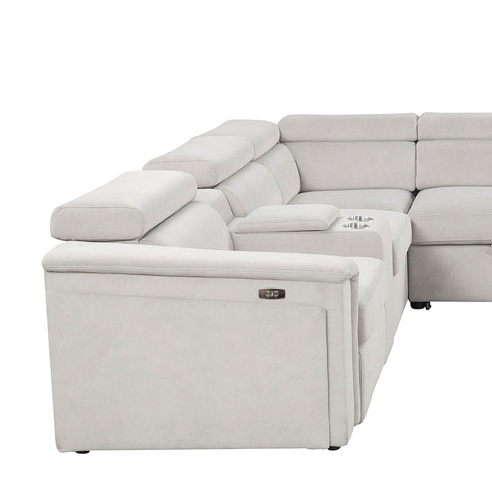 Harvey - Power Recliner Sleeper Sectional