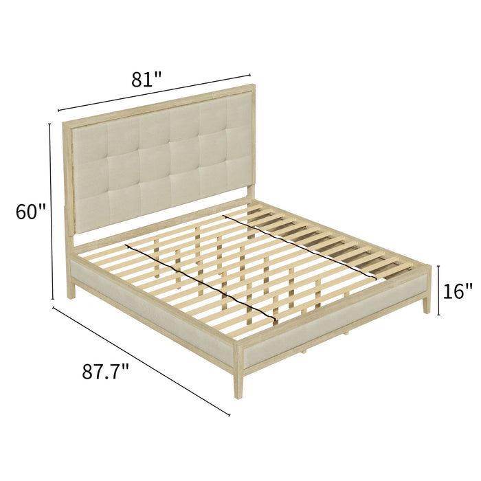 Adeline - Bed With LED Light (Low Footboard)