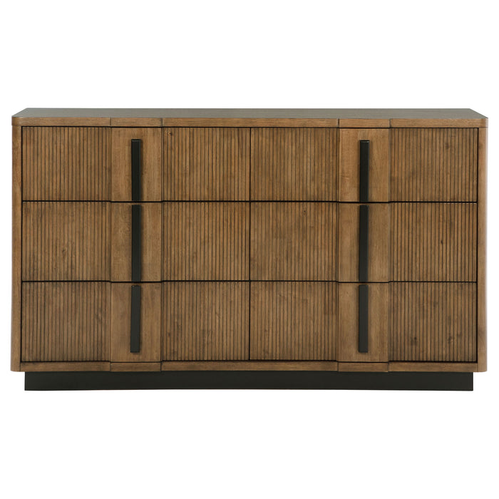 Moraga - 6 Drawer Dresser Cabinet - Ash Brown