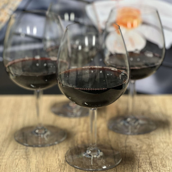 Tritan - Leadingware Unbreakable Wine Glass Set With Hammer Design Bpa Free Plastic, 22Oz - Clear