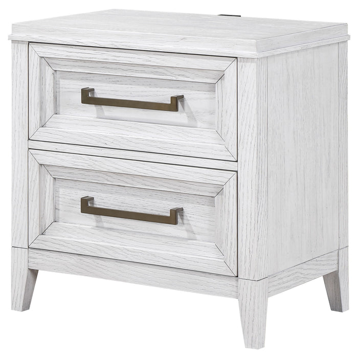 Avril - 2 Drawer Nightstand - White
