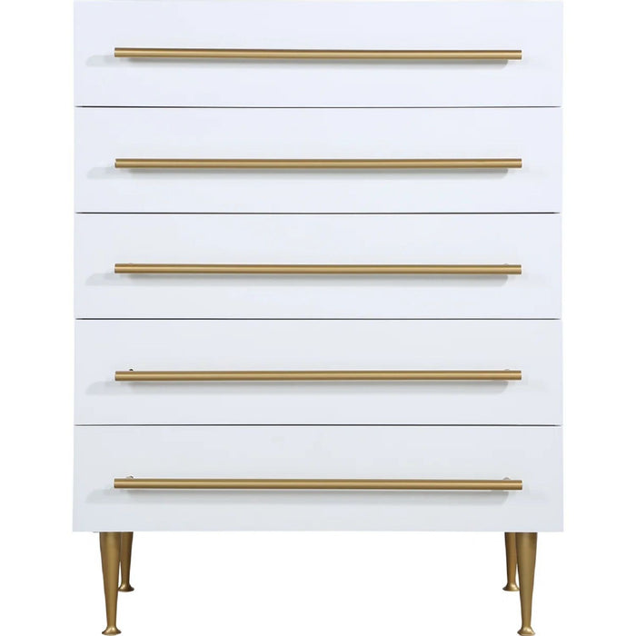 Contemporary 5 Drawer Chest For Bedroom