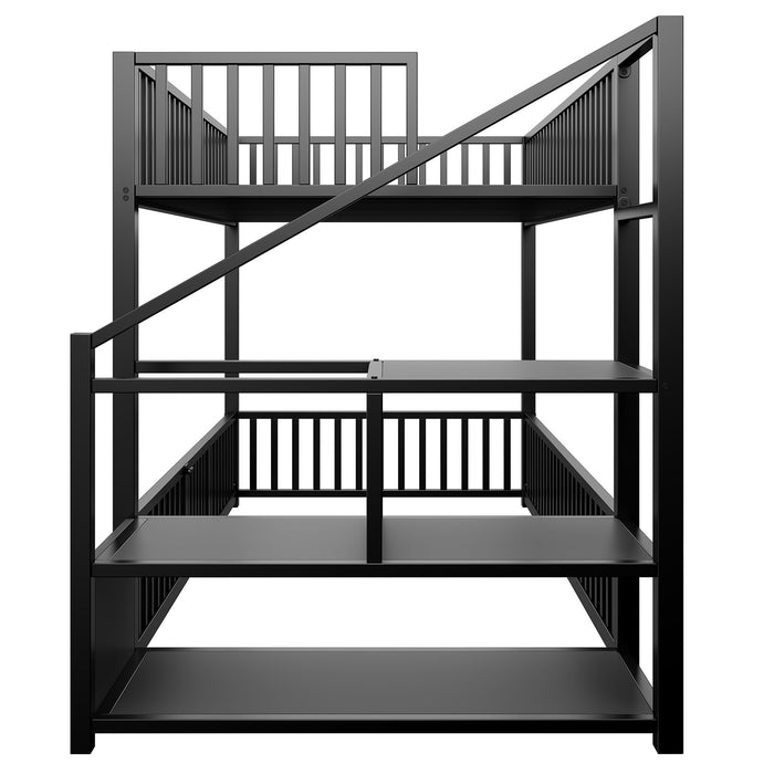 Bunk Bed With Storage Ladder, Compact Design