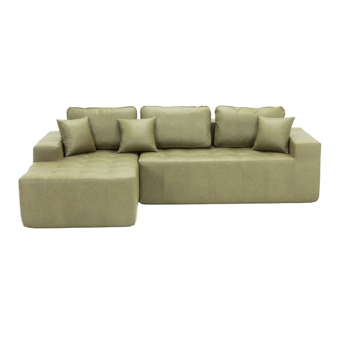 L - Shaped Corner Chaise Sofa Bed