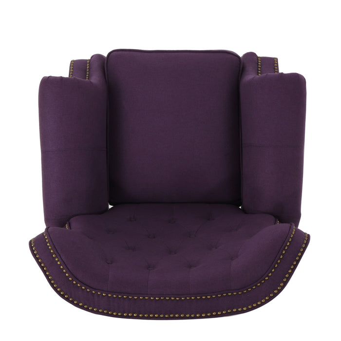 Modern Manual Push Back Recliner Chair