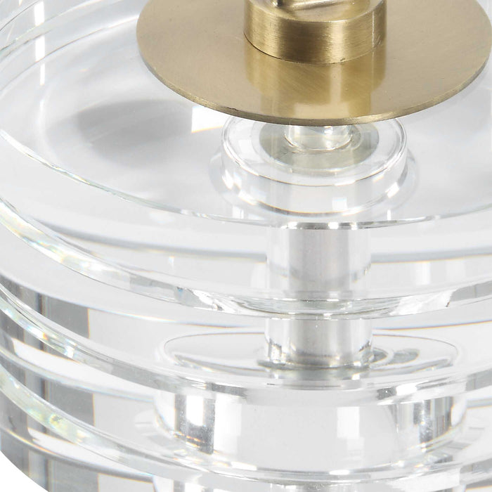 Groove - Crystal Drink Table - Gold