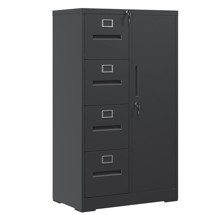 Storage Vertical Filing Cabinet With Lock