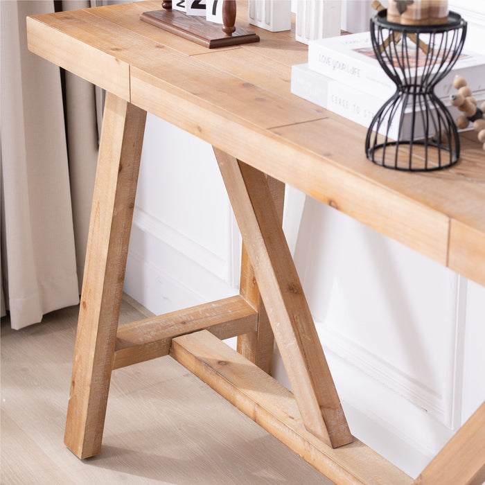 A-Frame Console Table - Natural