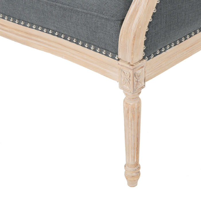 French Country Chesterfield Style Tufted Loveseat