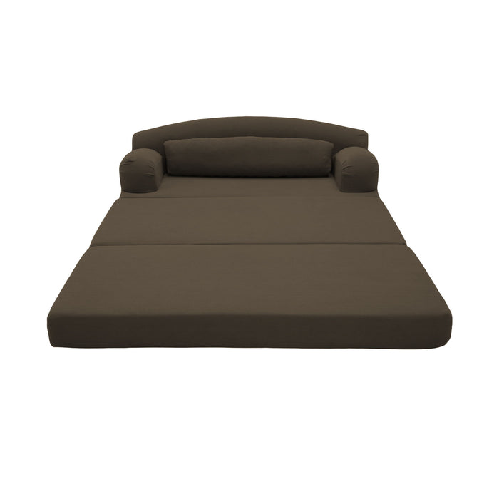 2 Seater Sofa Bed, Compact Foldable Floor Couch