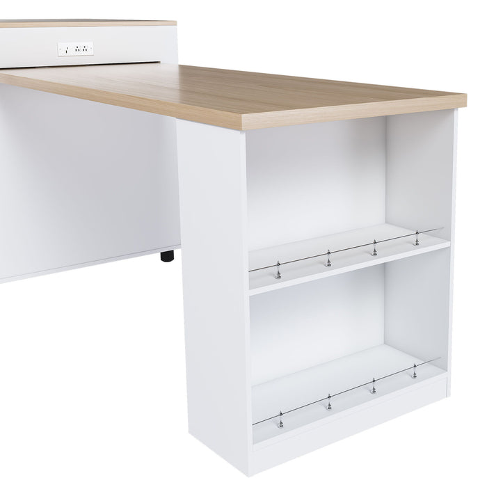 Expandable Kitchen Island With Power Outlet