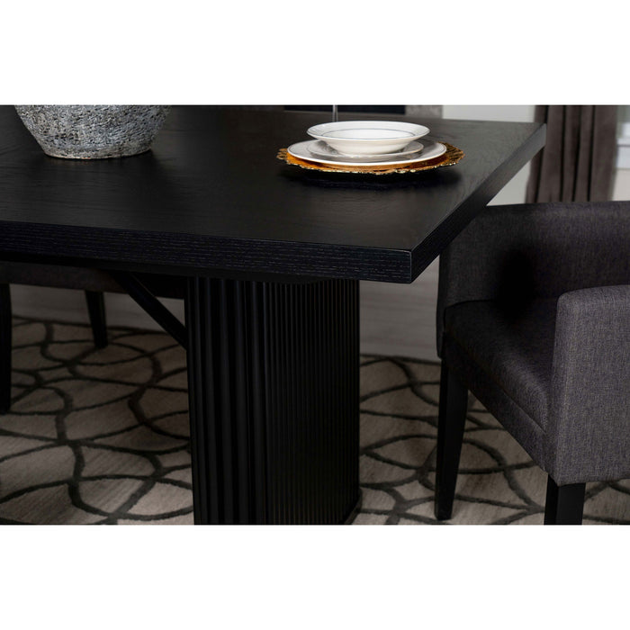 Houston - Rectangular Double Dining Table Top - Black