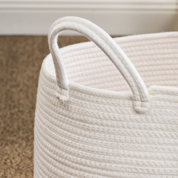 Francis - Cotton Round Laundry And Storage Basket