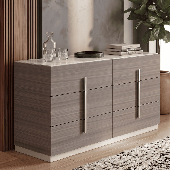 Altima - 6 Drawer Dresser (Mirror Not Included) - Gray