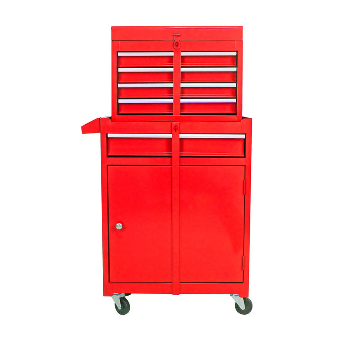 High Capacity Rolling Tool Chest With Wheels And Drawers, Storage Cabinet