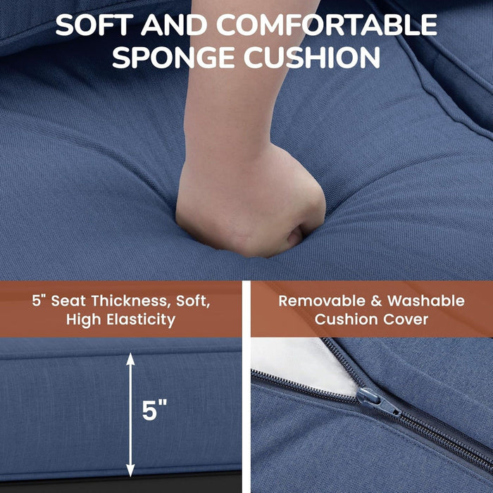 Outdoor Patio Set, All-Weather, Thick Cushions