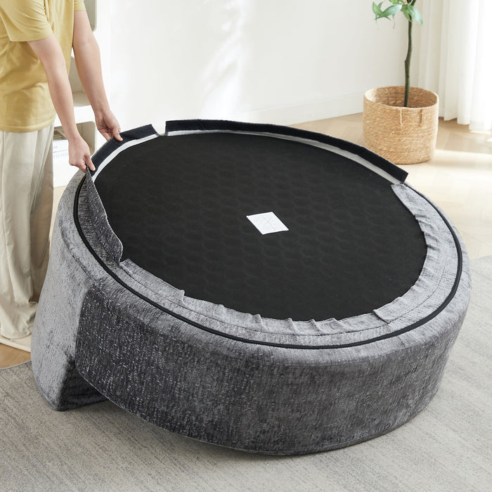 Swivel Chair With Rotating Base For Living Room