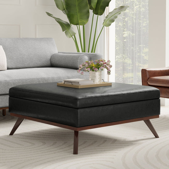 Owen - Multifunctional Square Coffee Table Storage Ottoman