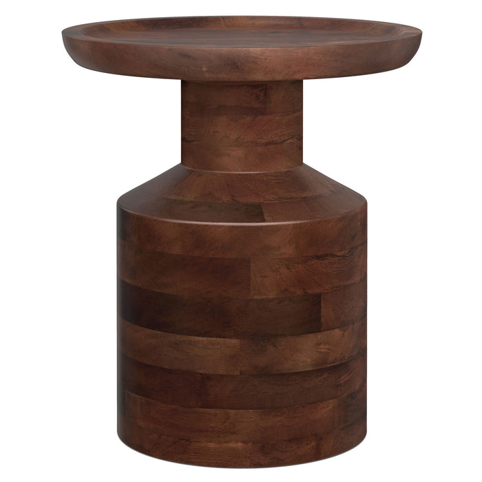 Haynes - Handcrafted Wooden Accent Table