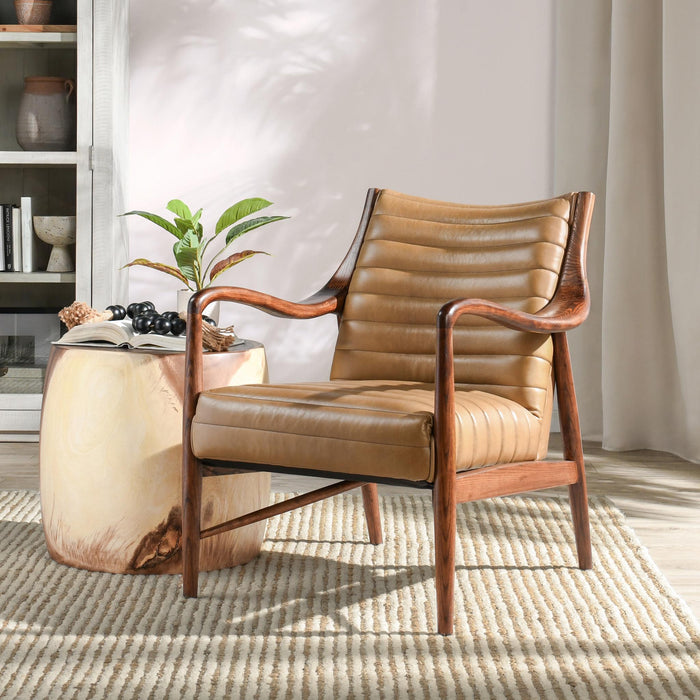Kenneth - Club Chair - Adobe Tan