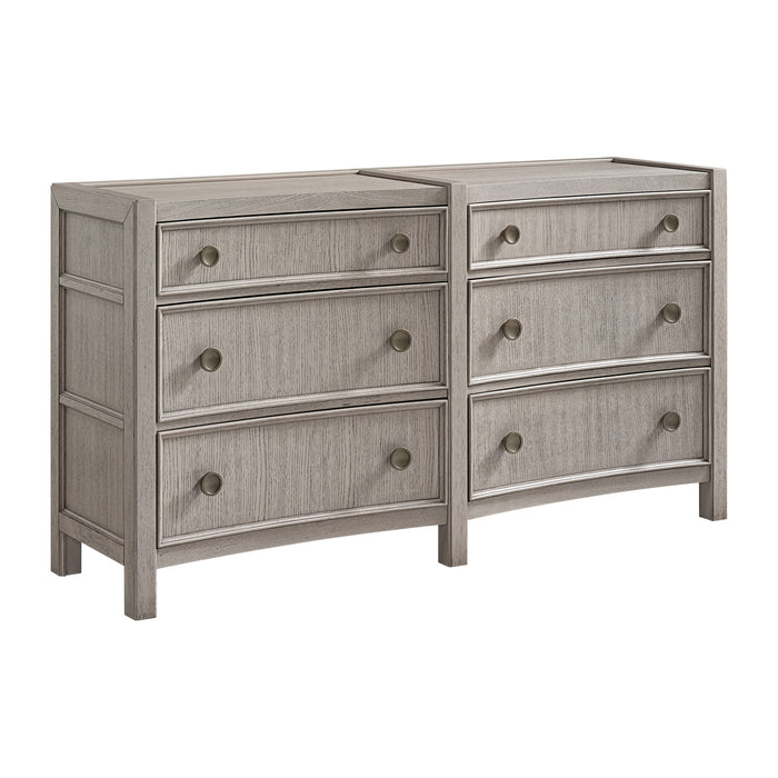 Coronado - 6-Drawer Dresser With Removable Jewelry Tray, Felt- And Cedar-Lined Drawers - Khaki