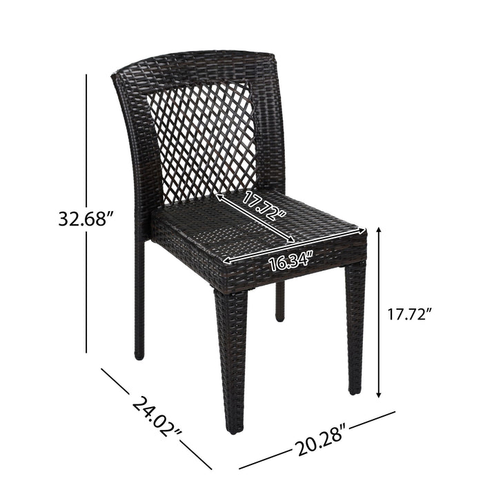 Outdoor Dining Stackable Chairs