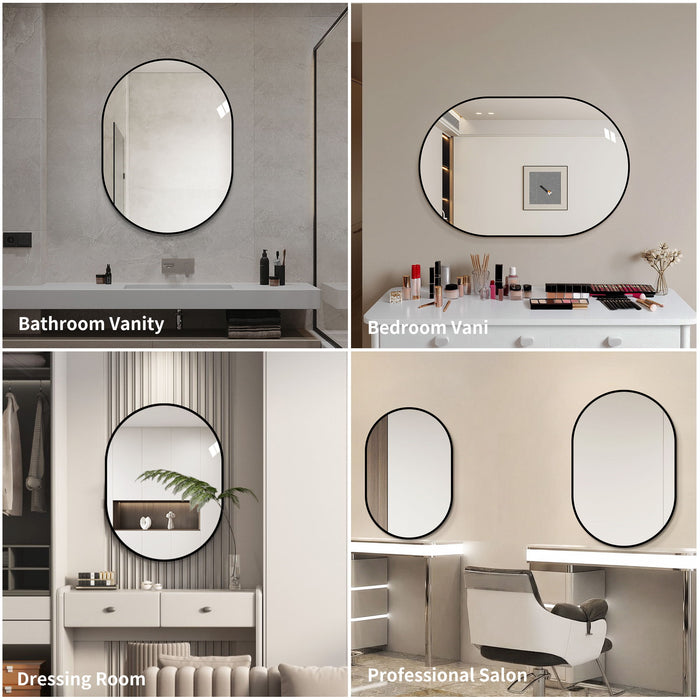 Modern Framed Bathroom Vanity Mirror