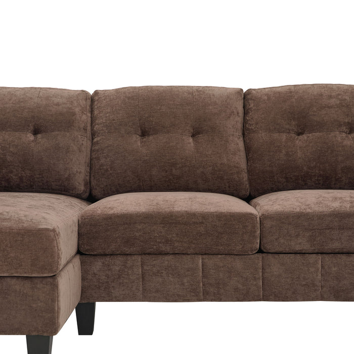 U-Shaped Sectional Sofa 103.5" Black Chenille Fabric Couch With Dual Chaise Lounges, Storage Pockets, Armrest Pillows