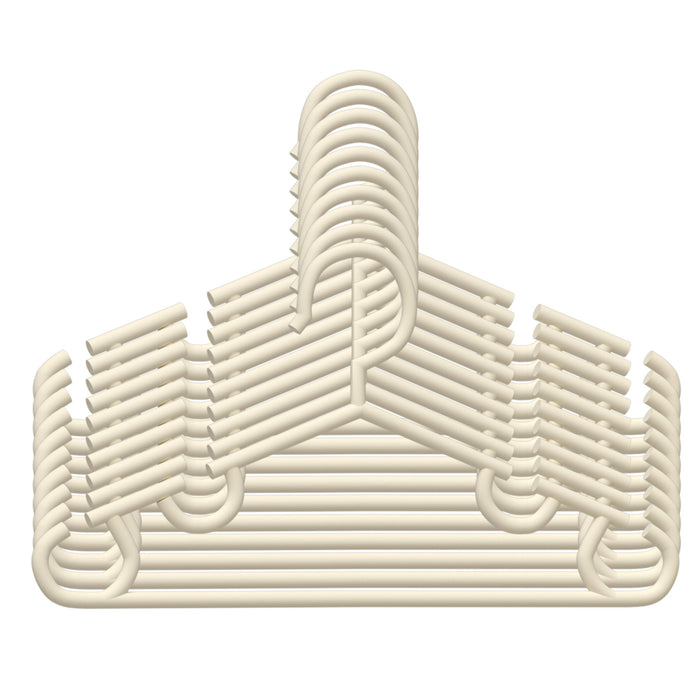 Portable Wardrobe Closet Storage Organizer With Magnetic Doors And Hanging Rod - Cream White